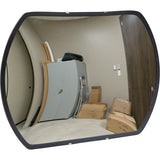 Miroir convexe rectangulaire/rond avec support pour surveillance et sécurité