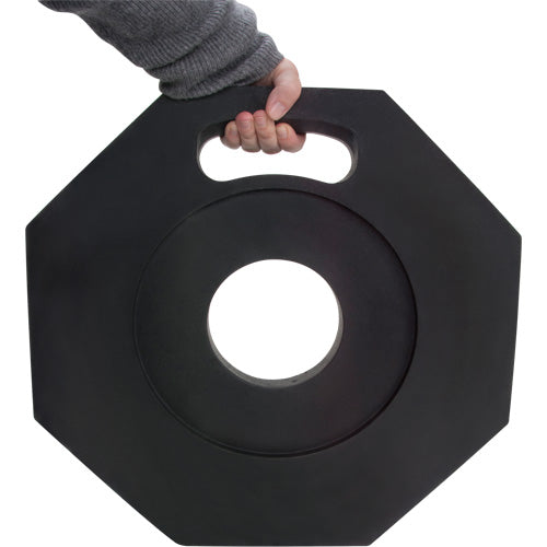 Base en caoutchouc pour poteaux délinéateurs de qualité supérieure, 12 lb - SGK247