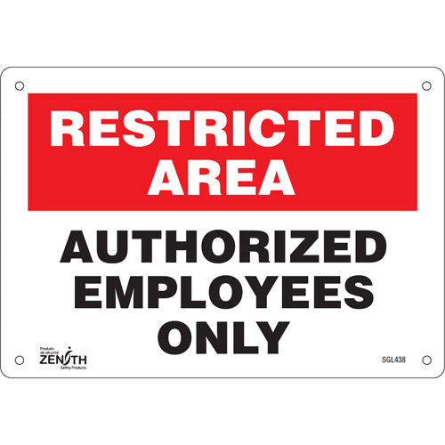 Enseigne «Authorized Personnel Only» — Panneau de sécurité en plusieurs formats