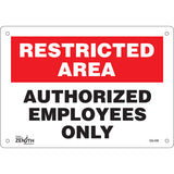 Enseigne «Authorized Personnel Only» — Panneau de sécurité en plusieurs formats