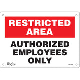 Enseigne «Authorized Personnel Only» — Panneau de sécurité en plusieurs formats