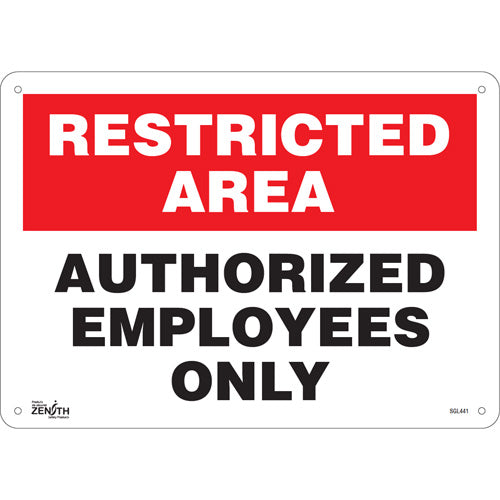 Enseigne «Authorized Personnel Only» — Panneau de sécurité en plusieurs formats