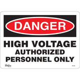 “Authorized Personnel Only” sign — restricted access security sign