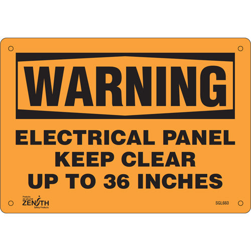 Enseigne «Electrical Panel», Anglais - panneau de signalisation pour armoire électrique