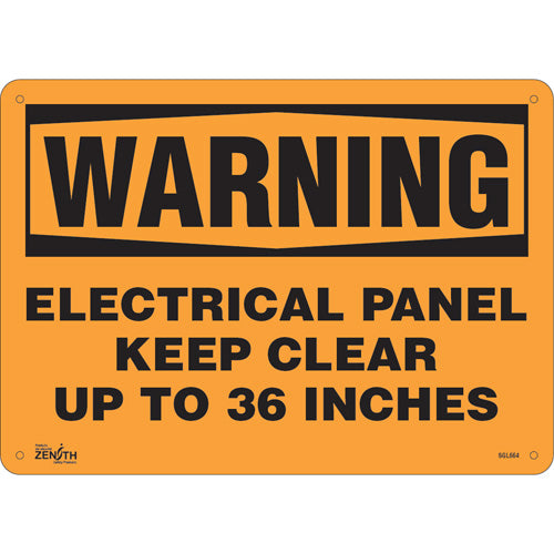 Enseigne «Electrical Panel», Anglais - panneau de signalisation pour armoire électrique
