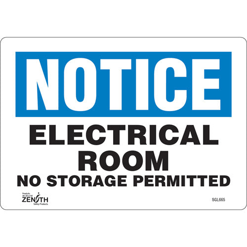 Electrical Room Sign, English — Available in various sizes and materials