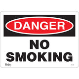Enseigne «No Smoking», Anglais — Panneau de sécurité d'interdiction de fumer
