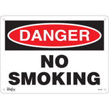 Enseigne «No Smoking», Anglais — Panneau de sécurité d'interdiction de fumer