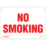 No Smoking sign in English — traffic sign for public places