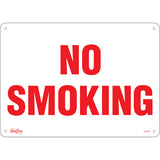 No Smoking sign in English — traffic sign for public places