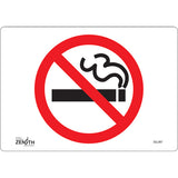 Enseigne «No Smoking» avec pictogramme - Panneau de sécurité anti-fumeur