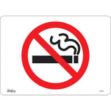 Enseigne «No Smoking» avec pictogramme - Panneau de sécurité anti-fumeur