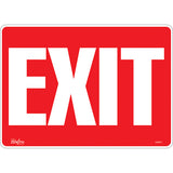 Enseigne «Exit», panneau de signalisation en Anglais pour sortie et urgence