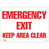 Enseigne «Emergency Exit», Anglais — Signalisation de sécurité pour sorties