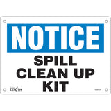 Spill Clean Up Kit Sign - Safety Sign for Clean Ups