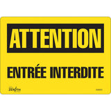 “No Entry” sign — French traffic sign, safety
