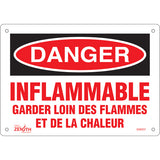 Enseigne de sécurité «Garder Loin Des Flammes» (Français) - Panneau d'avertissement