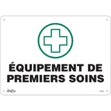Enseigne «Premiers Soins», Français avec pictogramme pour signalisation de sécurité