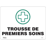 Enseigne «Premiers Soins» en Français avec pictogramme, plusieurs formats