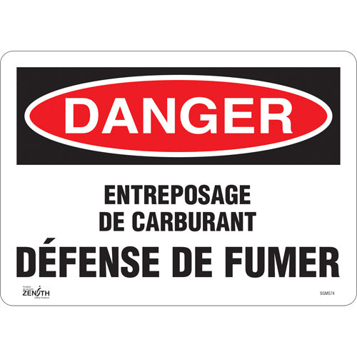 "No Smoking" sign, French traffic sign for prohibition