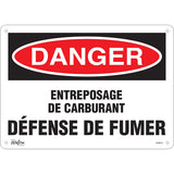 "No Smoking" sign, French traffic sign for prohibition