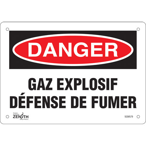 Enseigne «Défense De Fumer», Français, panneau d'avertissement pour intérieur et extérieur
