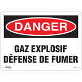 Enseigne «Défense De Fumer», Français, panneau d'avertissement pour intérieur et extérieur