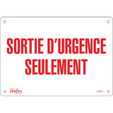 Emergency Exit Sign – Safety Sign, French