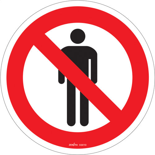 CSA Compliant Safety Sign - Do Not Enter, Pictogram, Signage