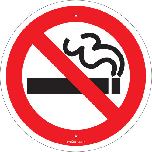 CSA Compliant Safety Sign - No Smoking, Prohibition Pictogram