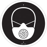Enseigne de sécurité conforme à la CSA - Respiratory Protection Required, Pictogramme