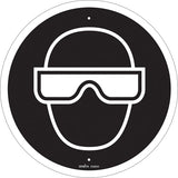 CSA Compliant Safety Sign - Eye Protection Required, Pictogram, Signage
