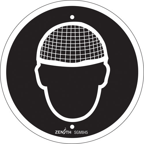 CSA Compliant Safety Sign - Hair Net Required, Mandatory Pictogram