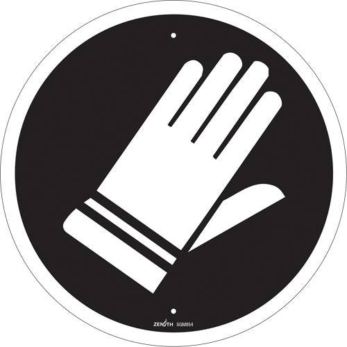 CSA Compliant Safety Sign - Hand Protection Required, Pictogram