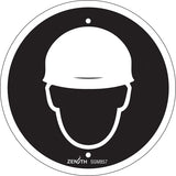 Enseigne de sécurité conforme à la CSA - Hard Hat Protection Required (Pictogramme)