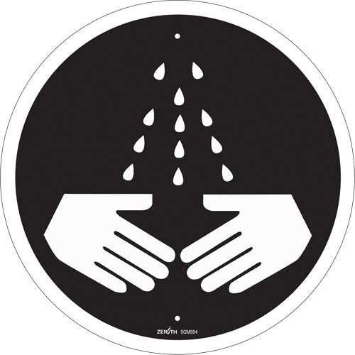 CSA Compliant Safety Sign - Wash Your Hands, Pictogram