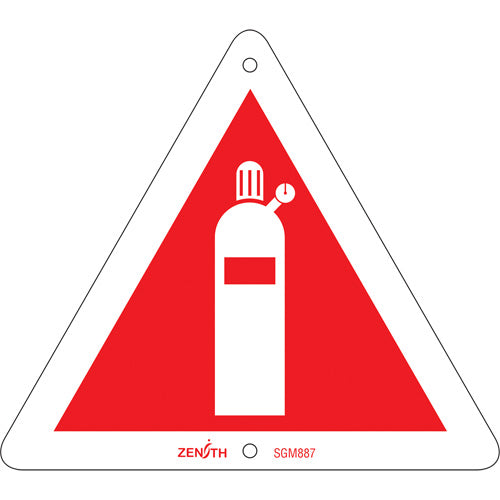 CSA Compliant Safety Sign - Compressed Gas, Pictogram, Signage
