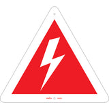 Enseigne de sécurité conforme à la CSA - High Voltage, Pictogramme pour haute tension
