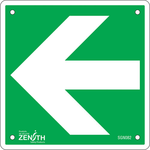 CSA Compliant Safety Sign - Arrow and Signal Pictogram