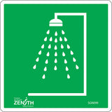 CSA Compliant Safety Sign - Emergency Shower, Pictogram, Signage
