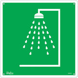 CSA Compliant Safety Sign - Emergency Shower, Pictogram, Signage