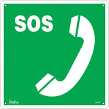 CSA Compliant Safety Sign - Emergency Telephone, Bilingual with Pictogram
