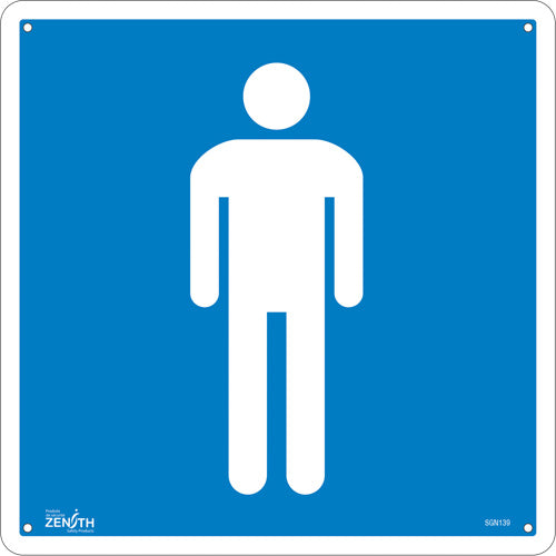 CSA Compliant Safety Sign - Men, Signaling Pictogram