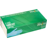 Gants jetables de calibre médical résistants à la perforation en nitrile, 4,5 mils, sans poudre, bleu, Classe 2