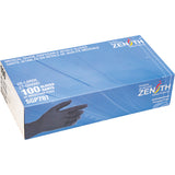 Gants jetables de calibre médical résistants à la perforation en nitrile sans poudre, 5 mils, Classe 2