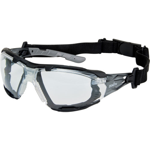 Lunettes de sécurité série Z2900 avec joint en mousse, Lentille Transparent, Anti-égratignures, ANSI Z87+/Répond ou surpasse la norme CSA Z94.3 - SGQ763