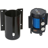 Wall-mounted barrier with magnetic tape, Steel, Screw mounting, 7', Blue tape - SGR002