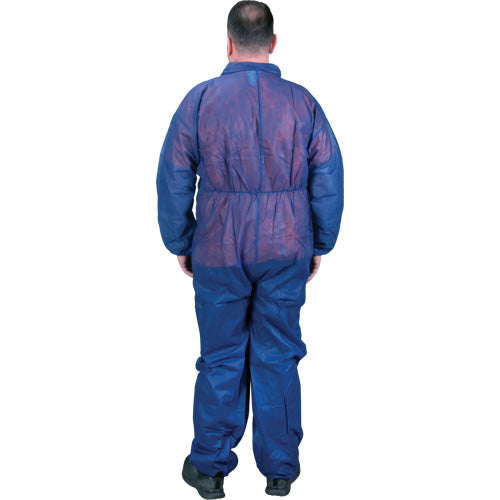 Blue Polypropylene Protective Coveralls Assorted Size SGS