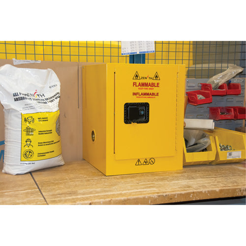 Armoire pour produits inflammables, 4 gal., 1 Porte(s), 17" La x 22" h x 18" p - SGU584