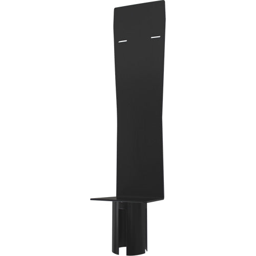 Porte-distributeur pour poteaux de barrière pour le contrôle des foules, Noir - SGU790